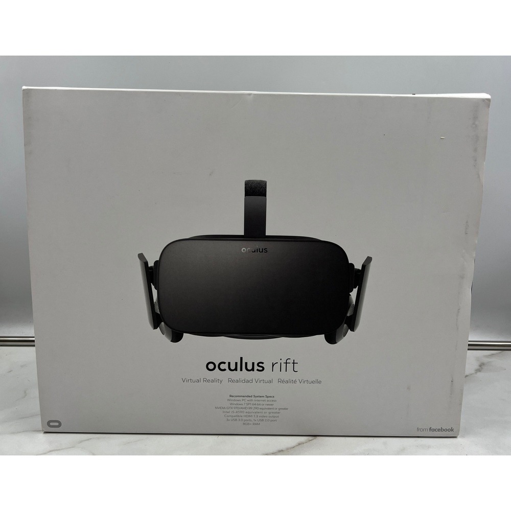 Oculus Rift VR Headset System with Xbox One Controller and Sensor Black